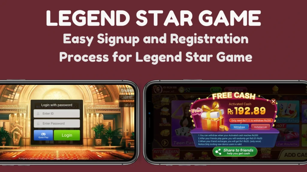 Legend Star Game App